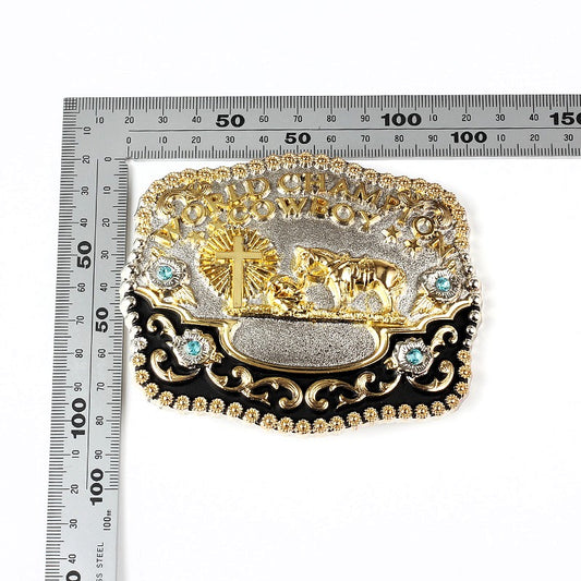 Hebilla de vaquero campeón