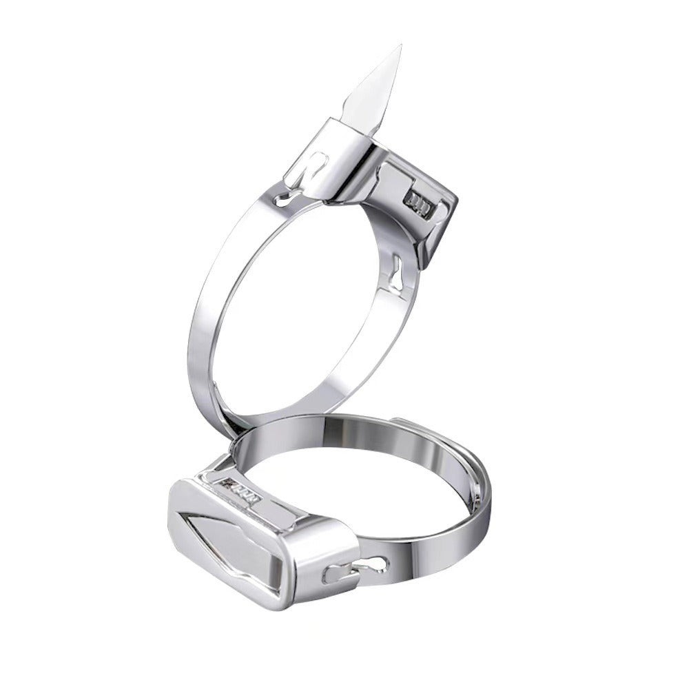 Cowboy-style EDC ring with creative hat-shaped box