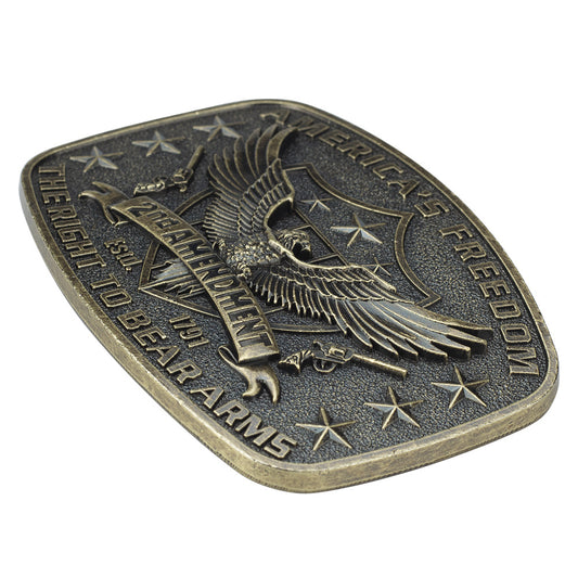 Second Amendment Gun Rights Buckle