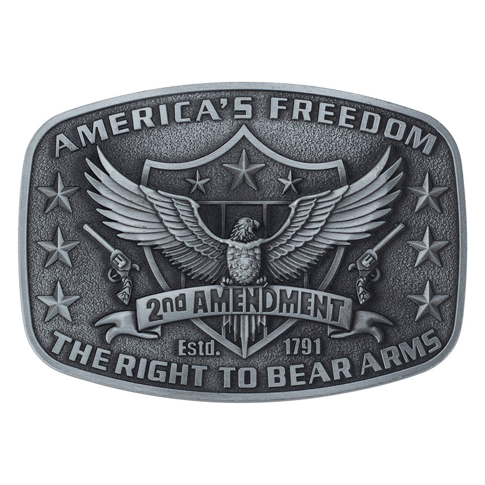 Second Amendment Gun Rights Buckle