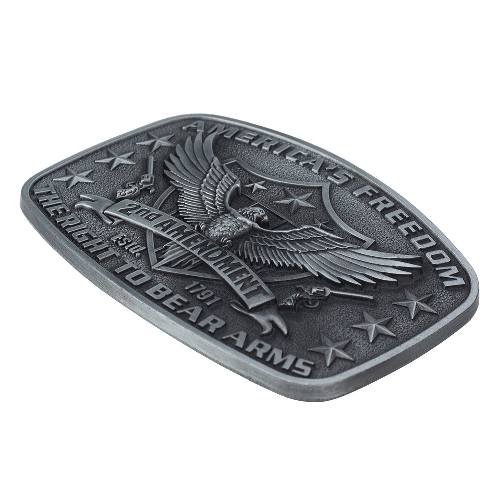Second Amendment Gun Rights Buckle