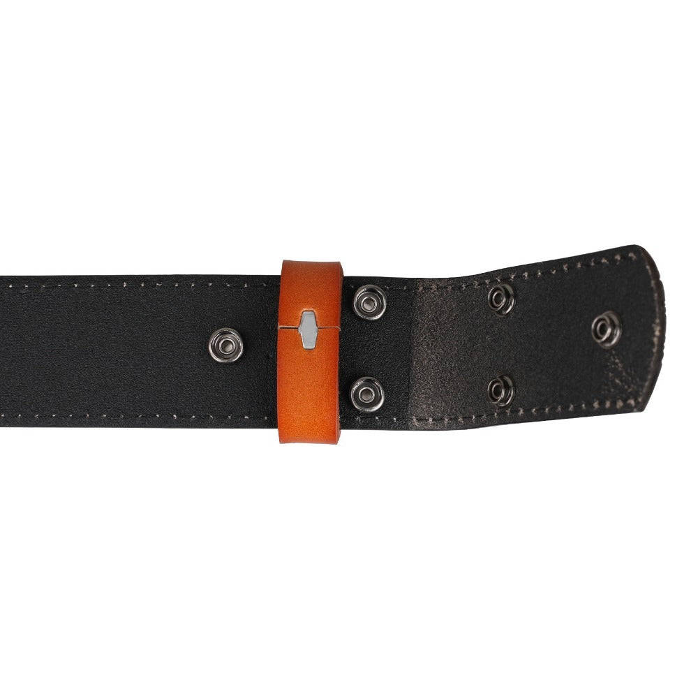Western Style Carved Belt Without Buckle