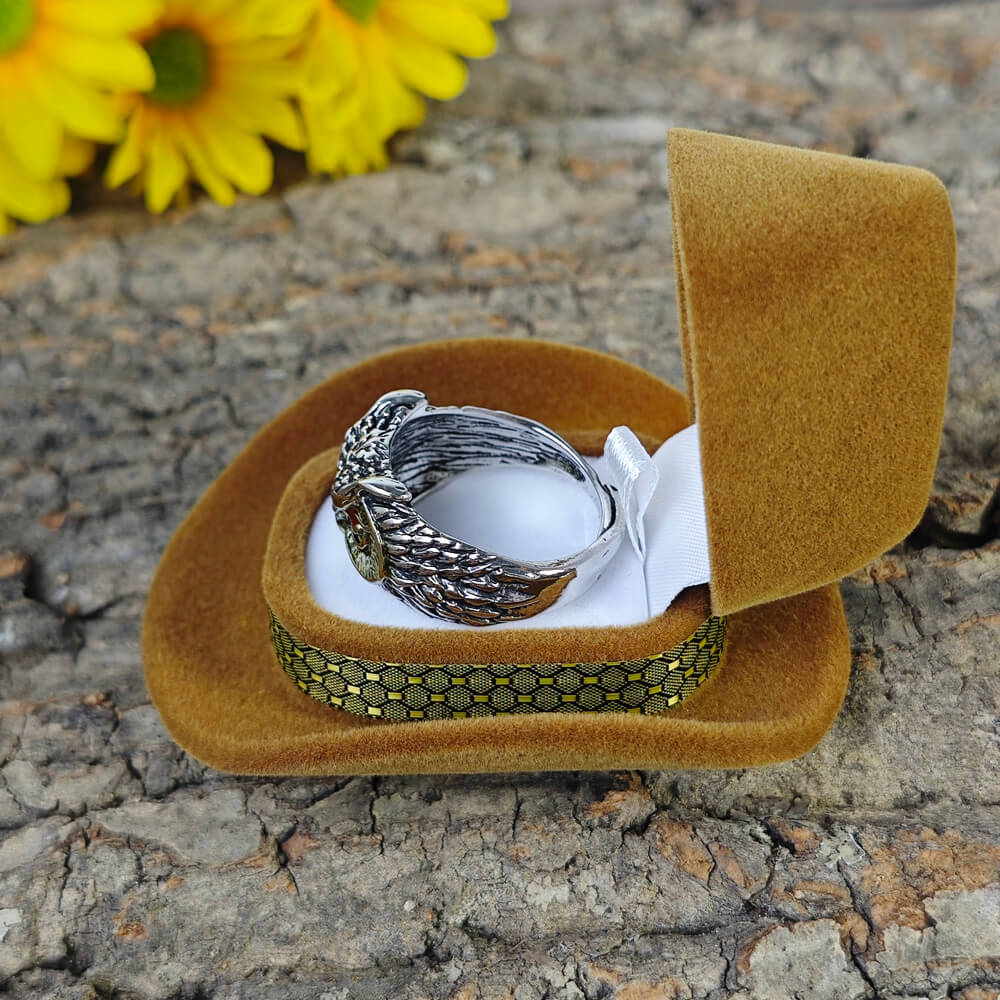 Adjustable Metal Owl Ring - Ravenha Vintage Western Style