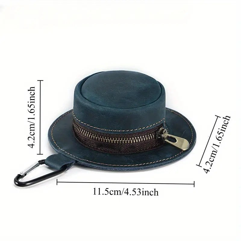 Cowboy hat coin purse with size for daily use