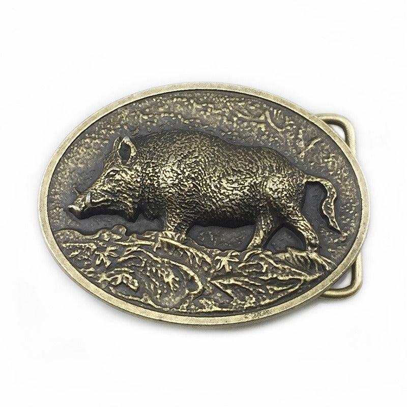 Boar Head Western Buckle