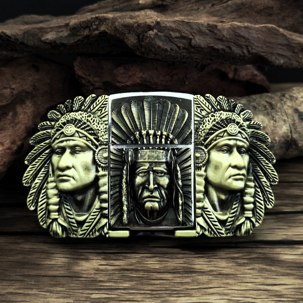 Belt Buckle With Lighter