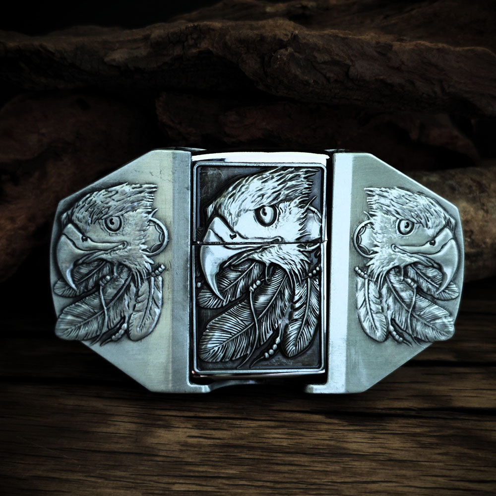 Belt Buckle With Lighter