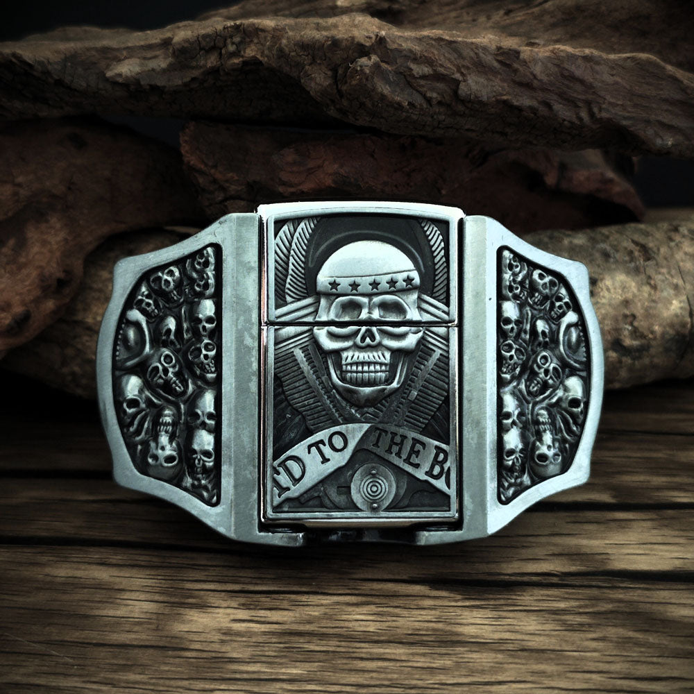 Belt Buckle With Lighter