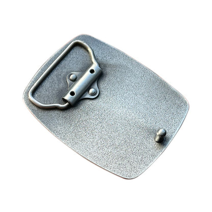 Vintage Rectangular Tractor Western Belt Buckle