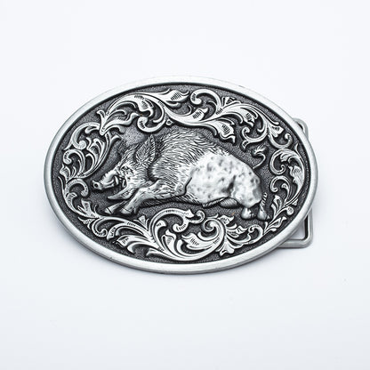 Boar Head Western Buckle