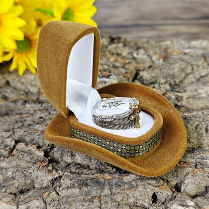 Vintage Western Cross Ring | Adjustable Band