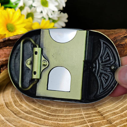 Western Snake Pattern Lighter Belt Buckle