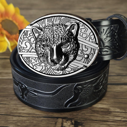 Western Cowboy Belt with Hidden Tool