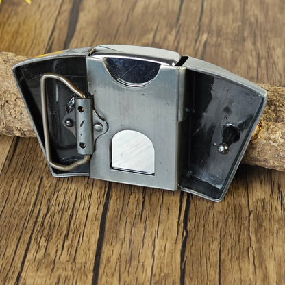 Belt Buckle With Lighter-poker