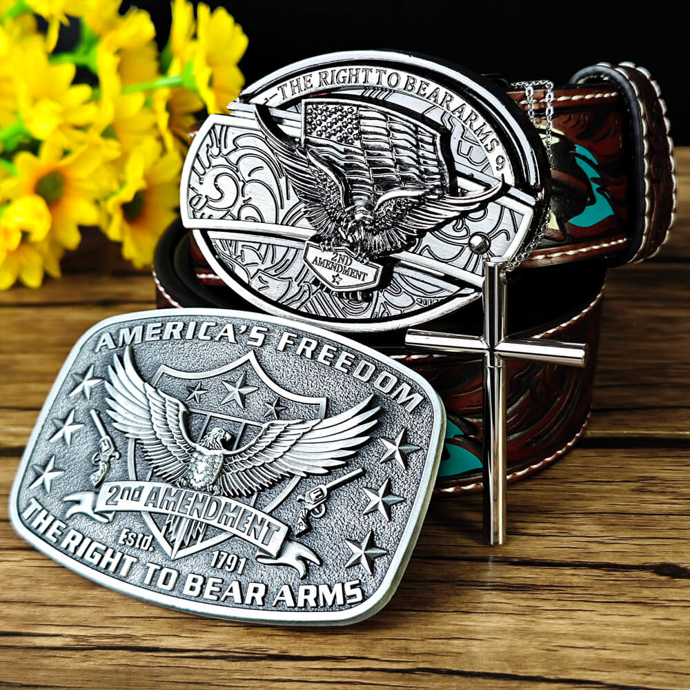 Eagle Themed Belt and EDC Tool Jewelry Set