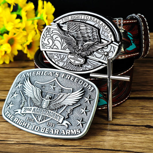 Eagle Themed Belt and EDC Tool Jewelry Set
