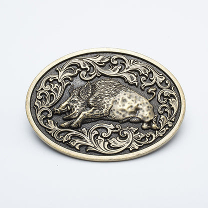 Boar Head Western Buckle