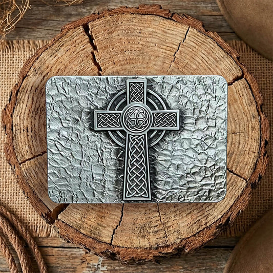 Vintage Celtic Knot Cross Buckle