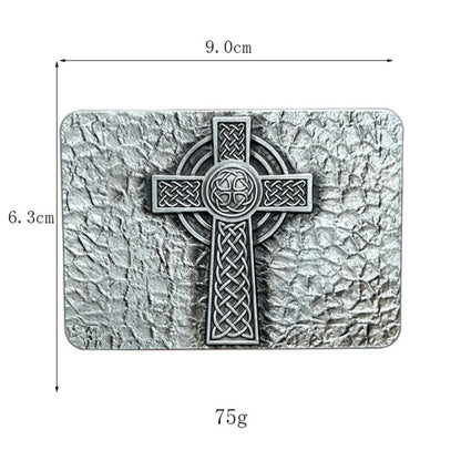 Vintage Celtic Knot Cross Buckle