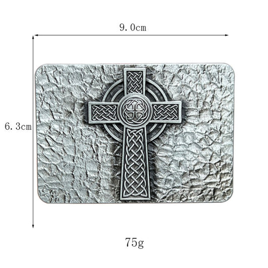 Vintage Celtic Knot Cross Buckle