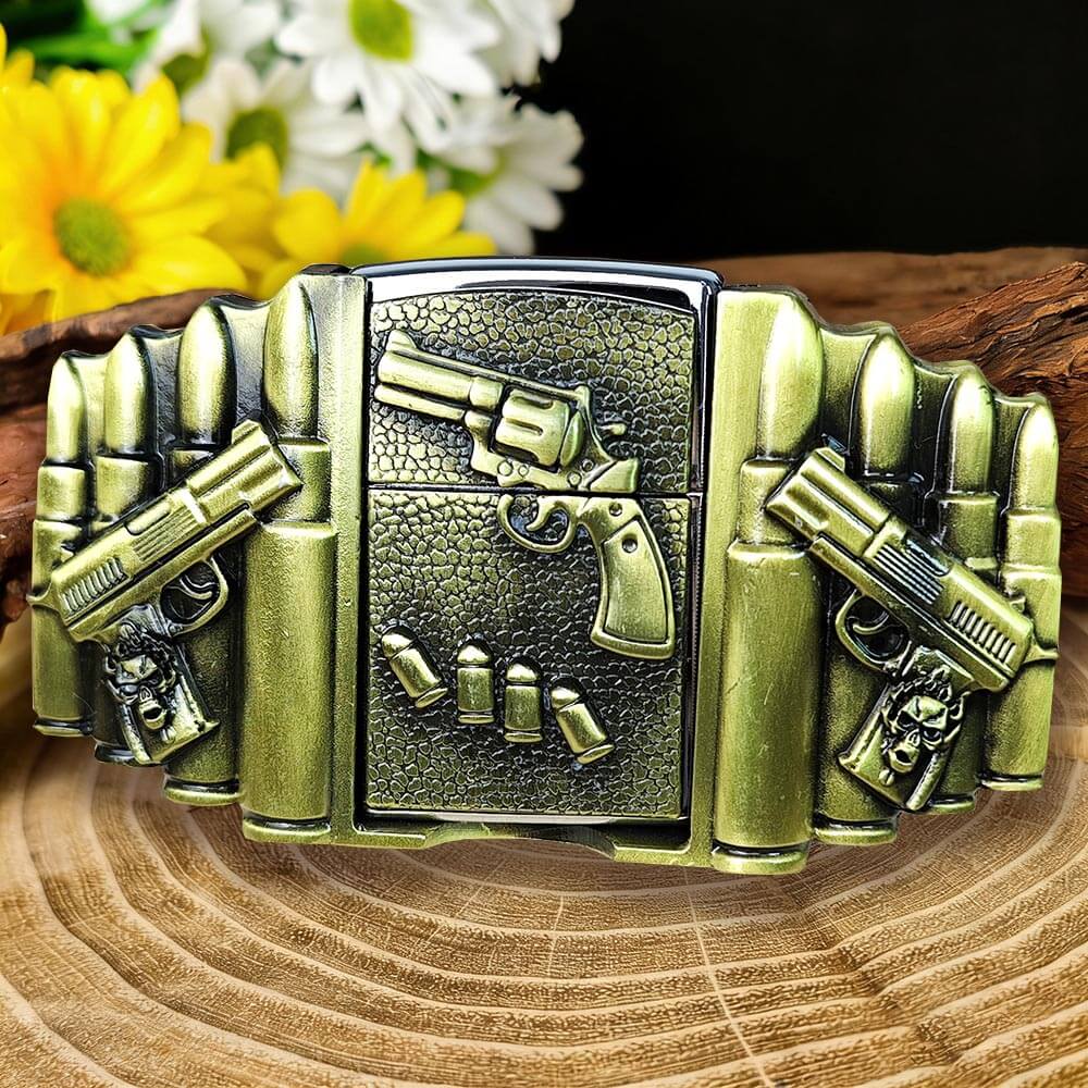 Wild West Lighter Belt Buckle