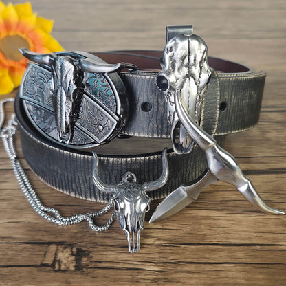 Vintage Bull Belt 3-teiliges Set