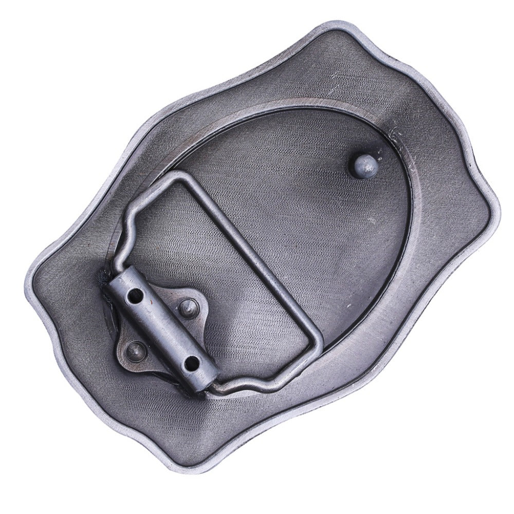 Personalized Laser Engraved Western Belt Buckle - Custom Name & Initials