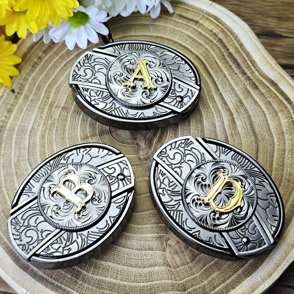 A–Z Letter Western Belt Buckle Multi-Tool