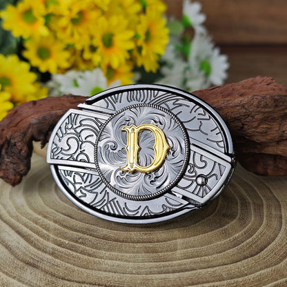A–Z Letter Western Belt Buckle Multi-Tool