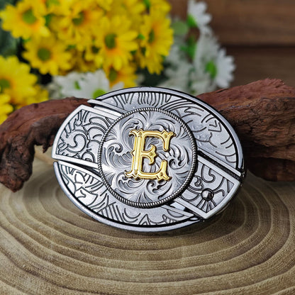 A–Z Letter Western Belt Buckle Multi-Tool