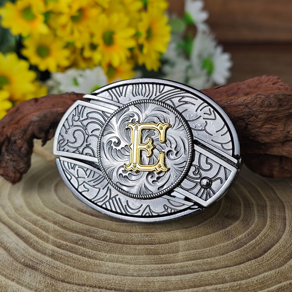 A–Z Letter Western Belt Buckle Multi-Tool