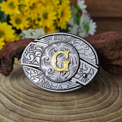 A–Z Letter Western Belt Buckle Multi-Tool