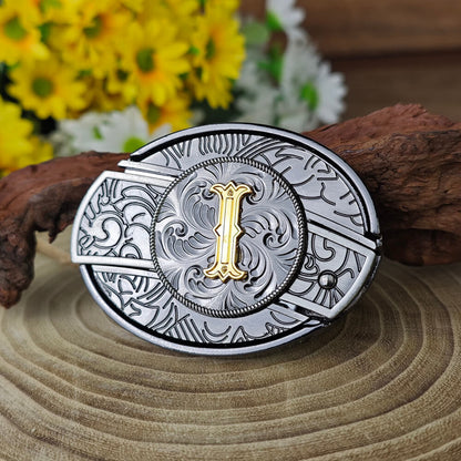 A–Z Letter Western Belt Buckle Multi-Tool