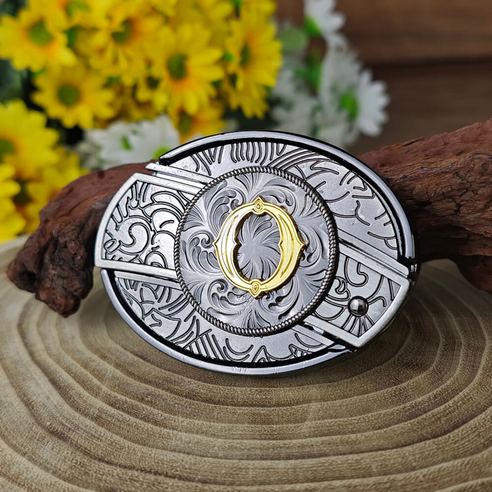 A–Z Letter Western Belt Buckle Multi-Tool