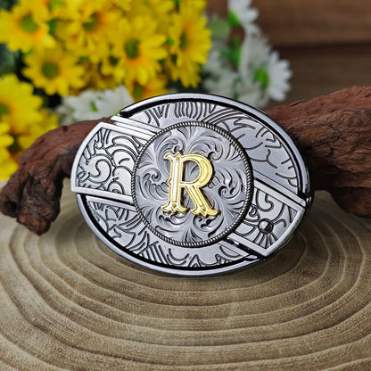 A–Z Letter Western Belt Buckle Multi-Tool