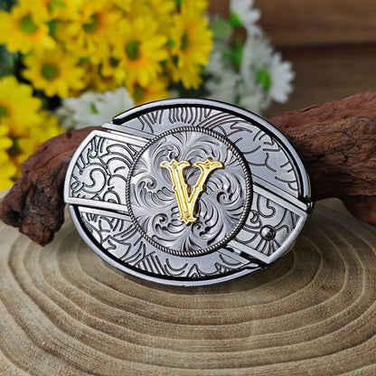 A–Z Letter Western Belt Buckle Multi-Tool