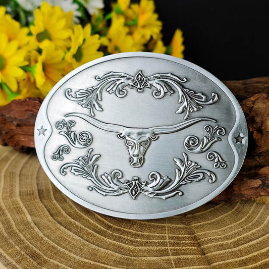 Bull Beer Bottle Holder Belt Buckle – Hands-Free