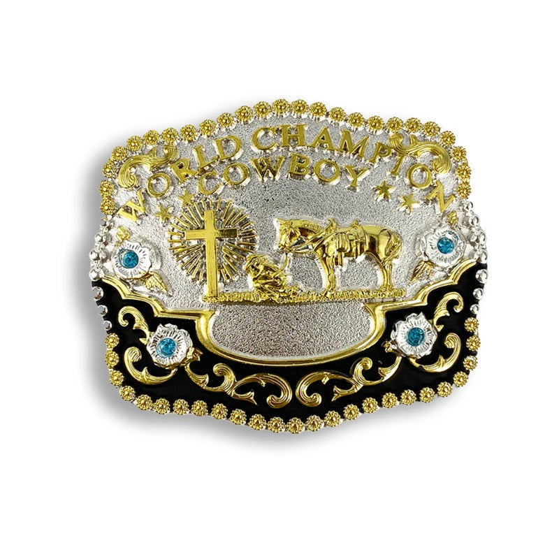 Hebilla de vaquero campeón 