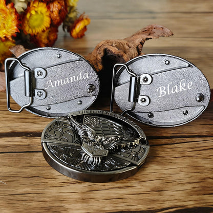 Multifunctional Custom Engraved Belt Buckle – Personalized Gift
