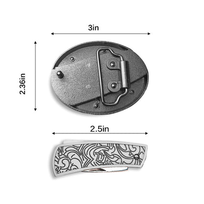 Multifunctional EDC Belt Buckle - Cowboy Collection