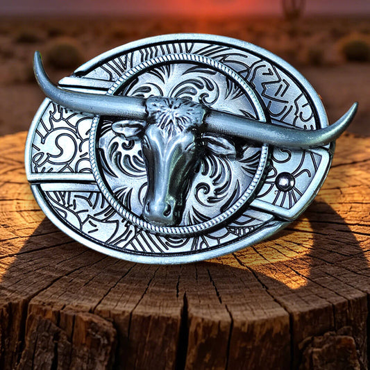 Texas Longhorn Belt with Concealed EDC Tool Set | Ravenha
