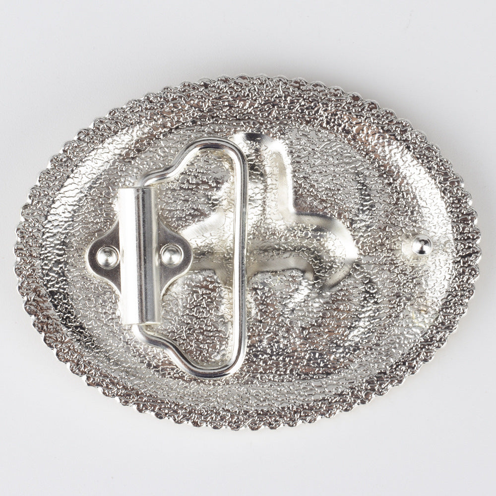 End of the Trail Western Horseman Belt Buckle
