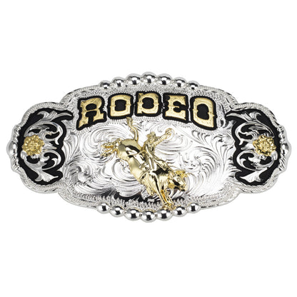 Rodeo Champion Bull Rider Western Belt Buckle
