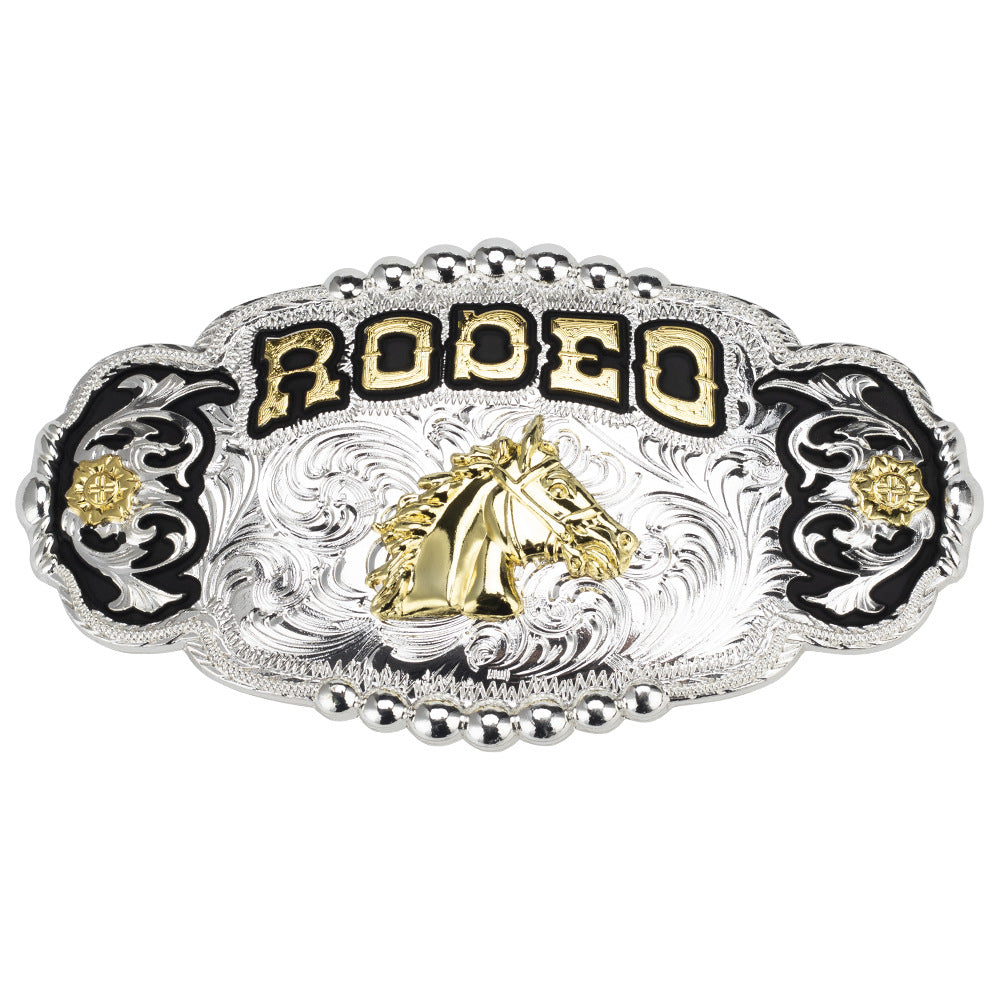 Rodeo Champion Bull Rider Western Belt Buckle
