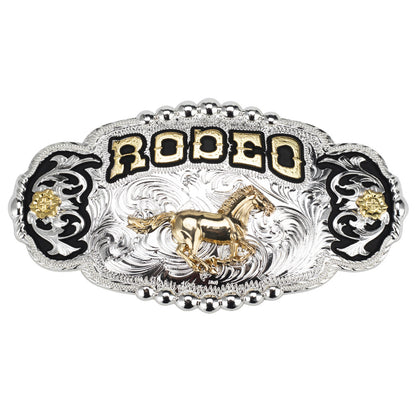 Rodeo Champion Bull Rider Western Belt Buckle
