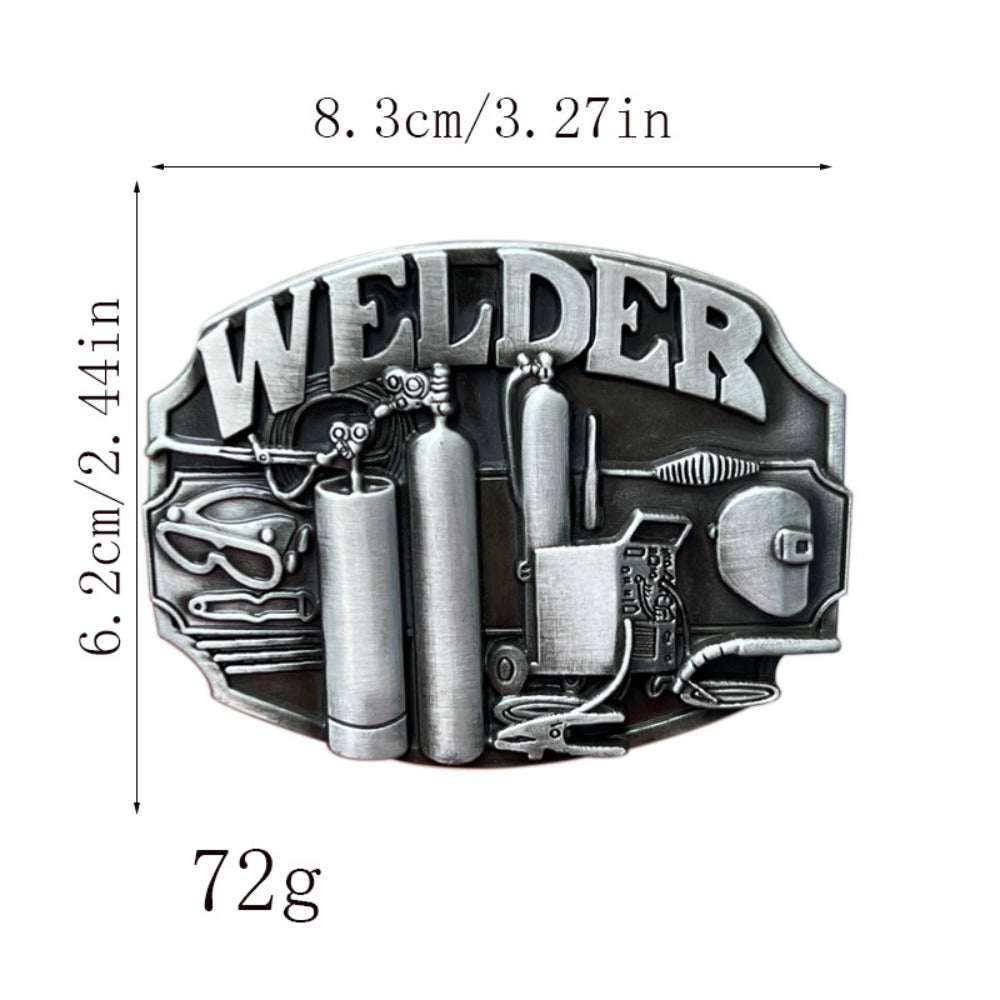 Welder Western Belt Buckle