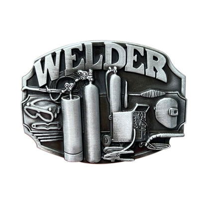Welder Western Belt Buckle