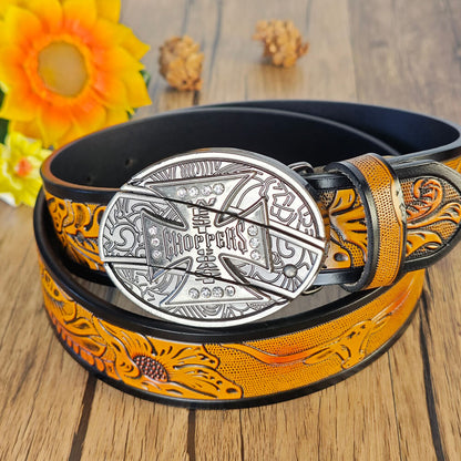 Western Cowboy Belt With Belt Buckle