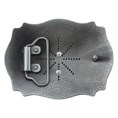 Western Longhorn Bull Belt Buckle – Vintage Cowboy Rodeo Style