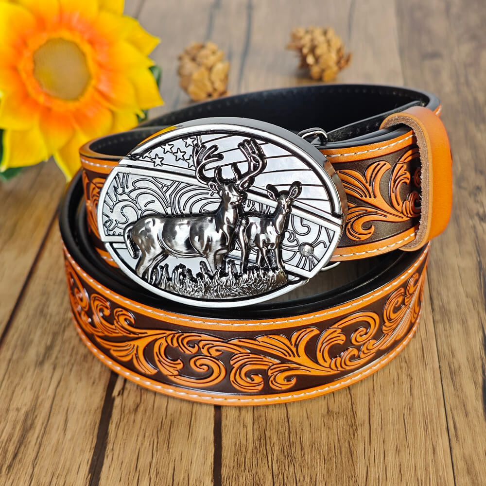 Gürtel im Western-Stil mit Country-Prägung